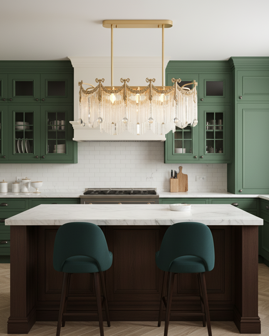 Imperial Cascade Crystal Chandelier — product view 15