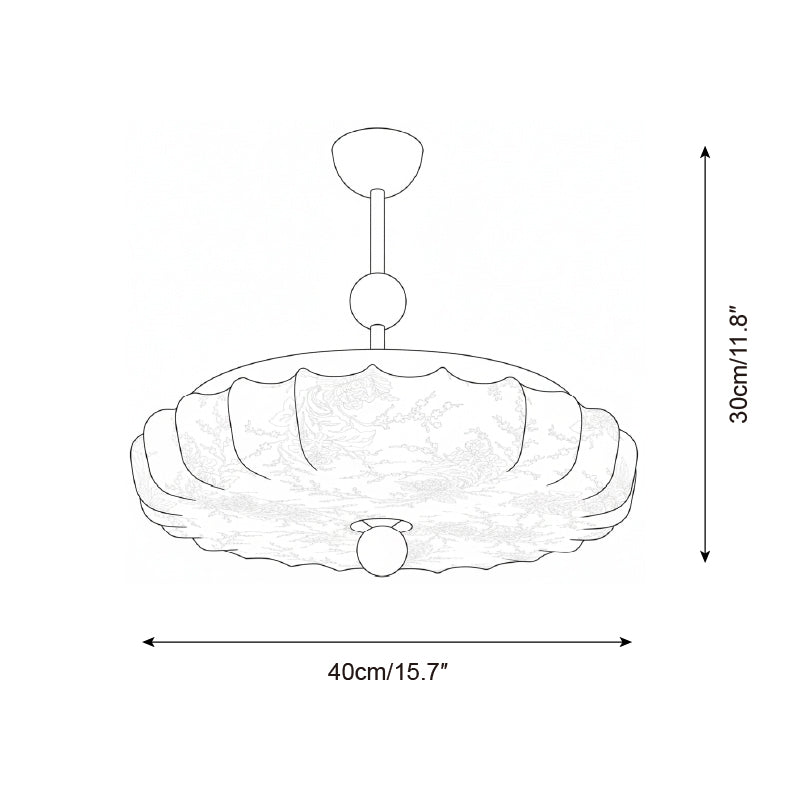 Silkara Wood Ceiling Lamp — product view 5