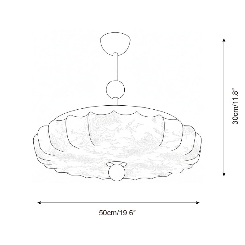 Silkara Wood Ceiling Lamp — product view 6