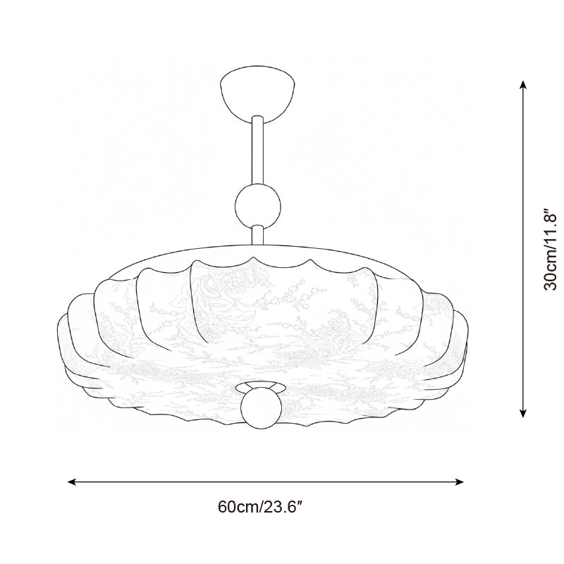 Silkara Wood Ceiling Lamp — product view 7
