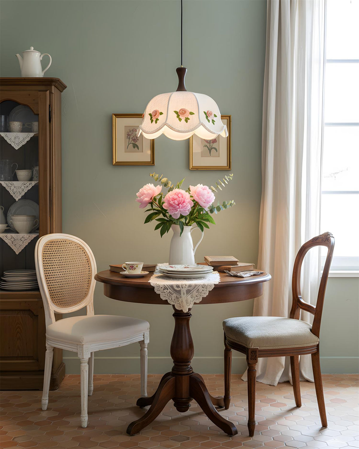 Roselace Wood Pendant Lamp — product view 8