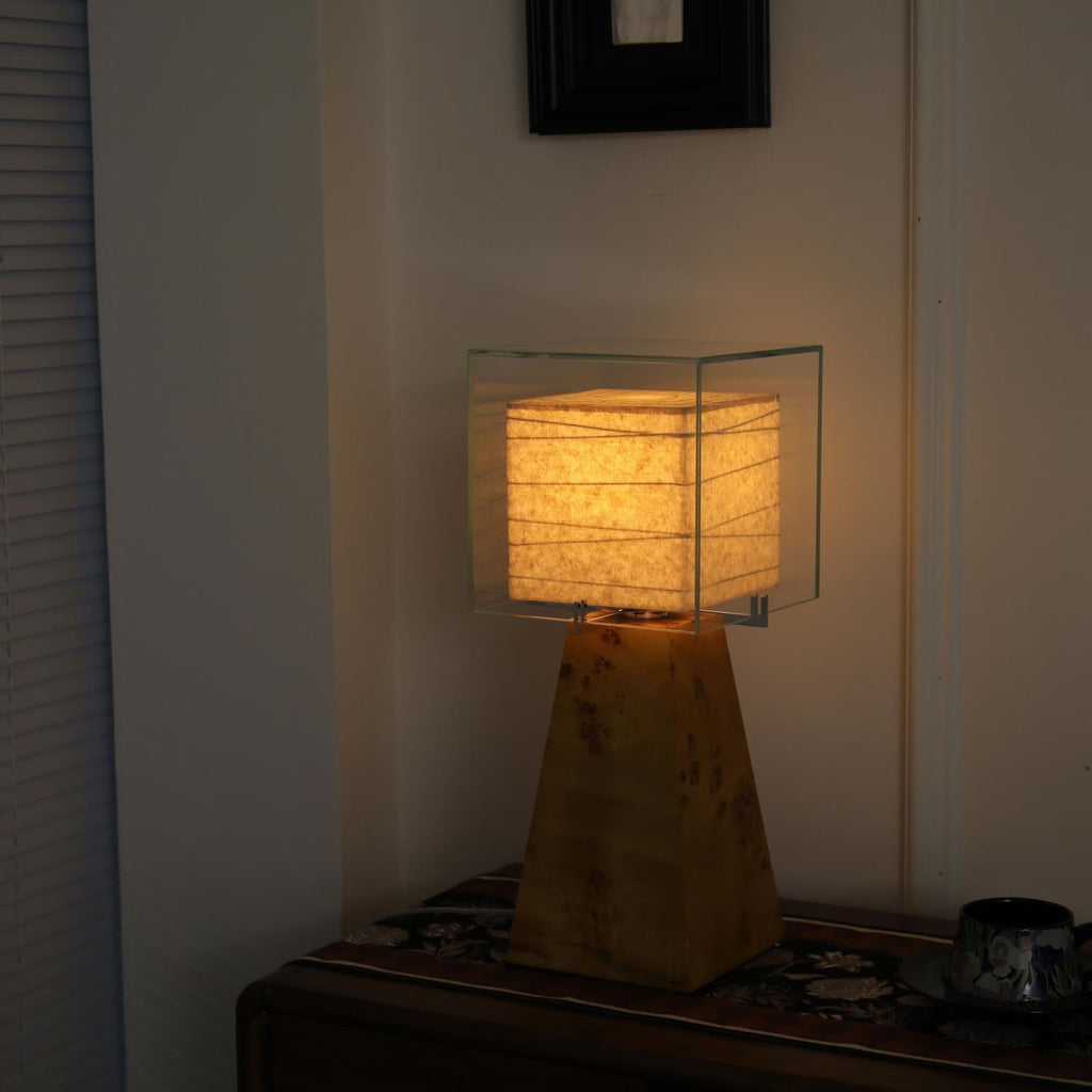Burlspire Glass Table Lamp — product view 4