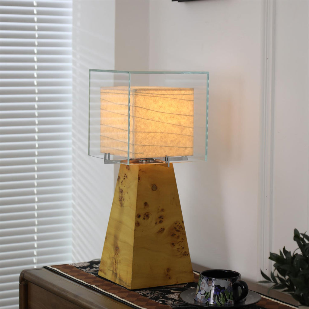Burlspire Glass Table Lamp — product view 7