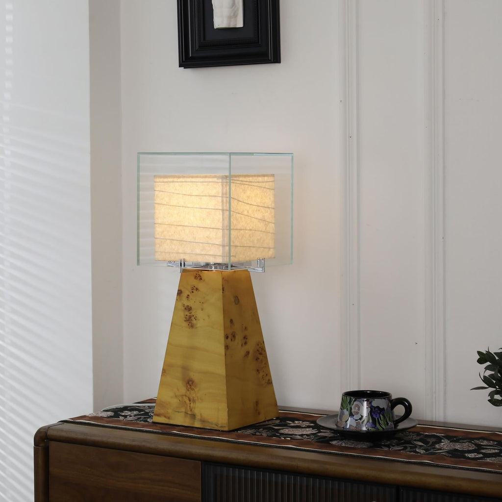 Burlspire Glass Table Lamp — product view 12