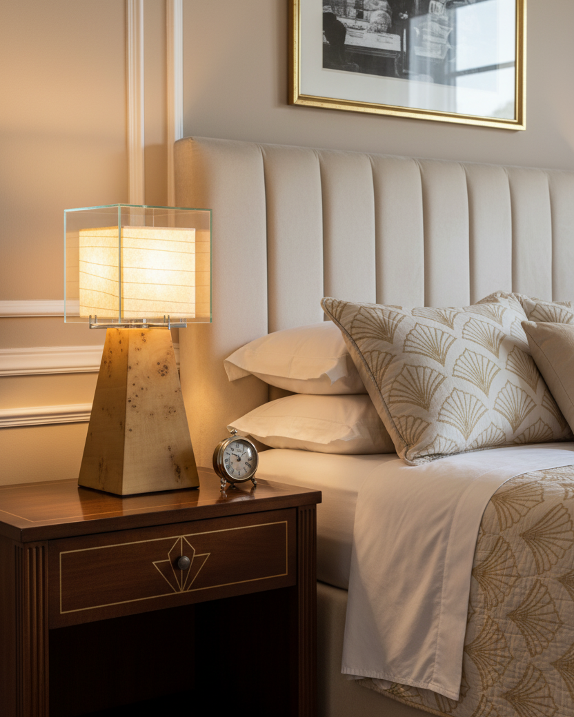 Burlspire Glass Table Lamp — product view 14