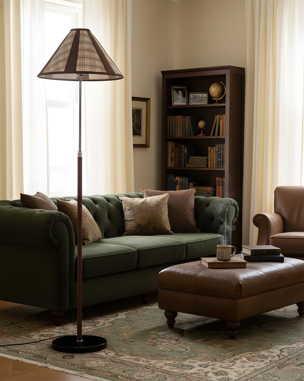 Hearthline Marble Floor Lamp — product view 2