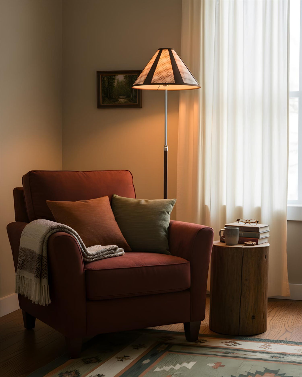 Hearthline Marble Floor Lamp — product view 12