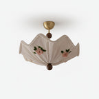RoseLace Wood Ceiling Lamp — product view 1