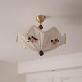 RoseLace Wood Ceiling Lamp — product view 2