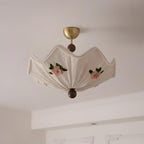 RoseLace Wood Ceiling Lamp — product view 2