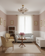 RoseLace Wood Ceiling Lamp — product view 6