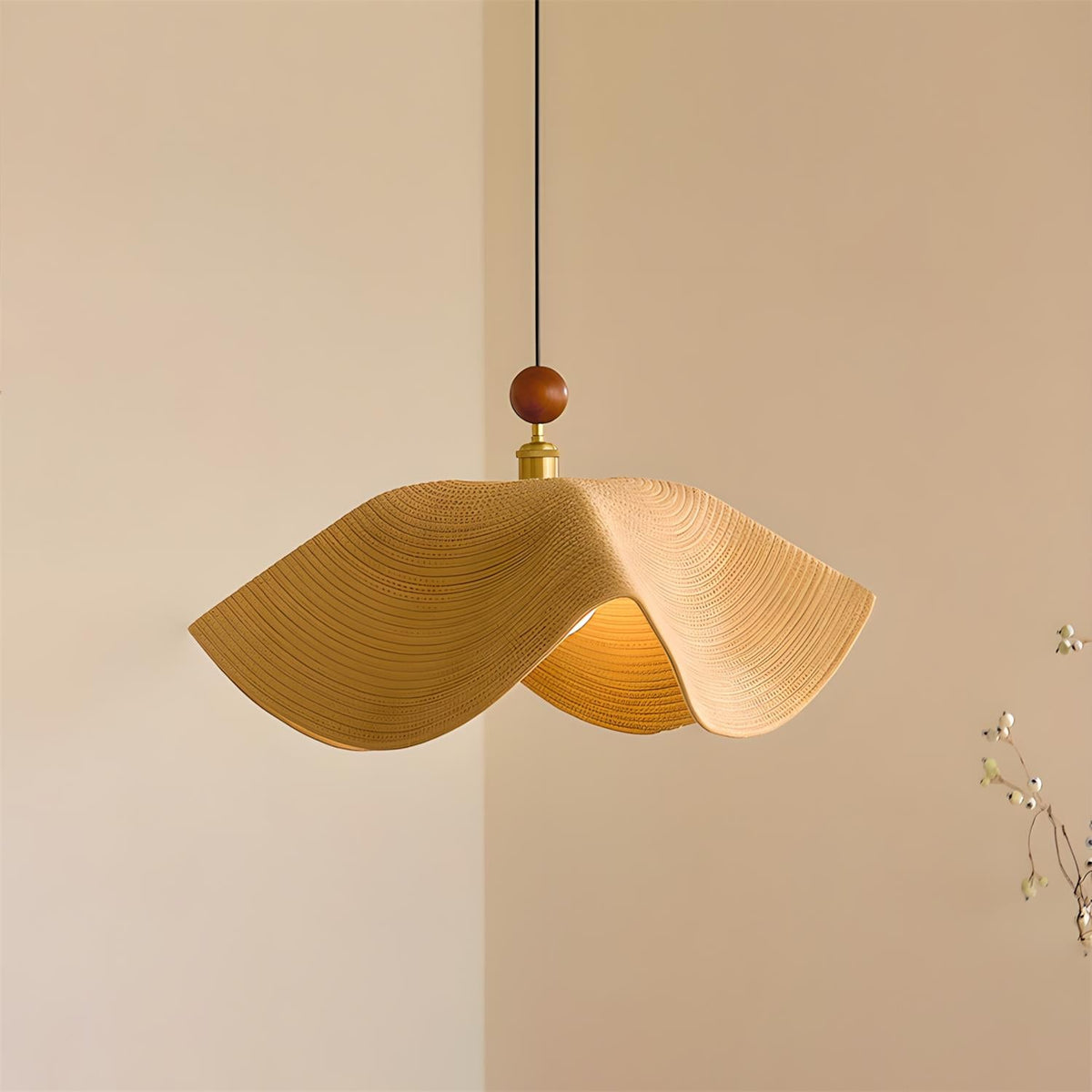 Wavora Wood Pendant Lamp — product view 17