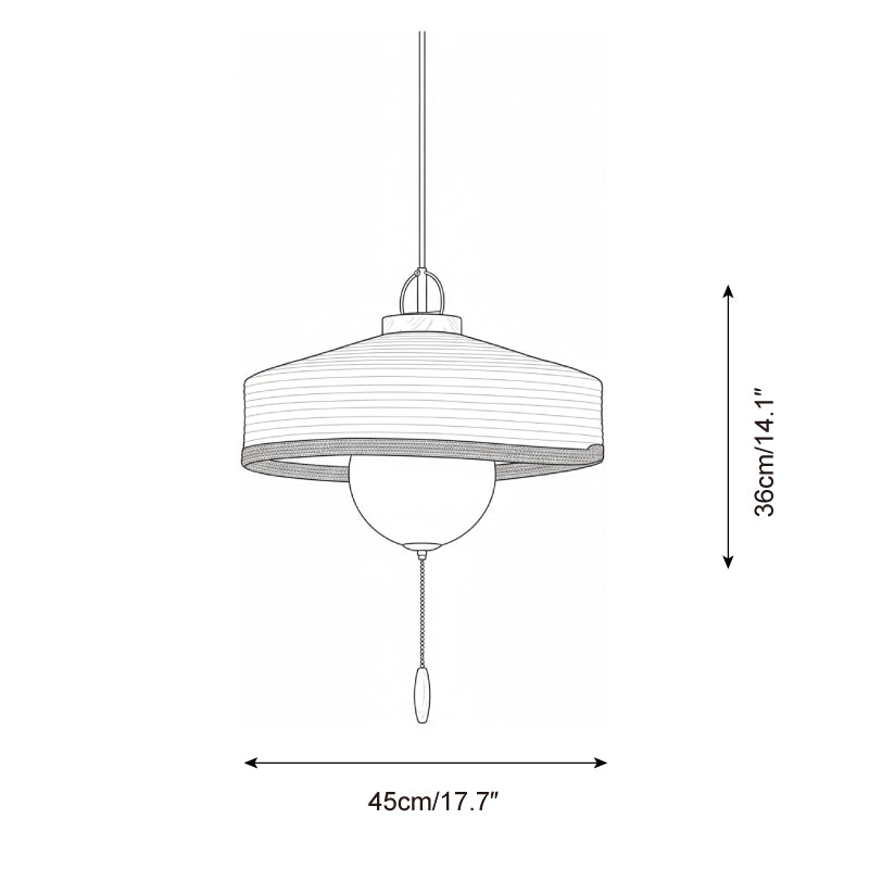 Mantle Wood Pendant Lamp — product view 5