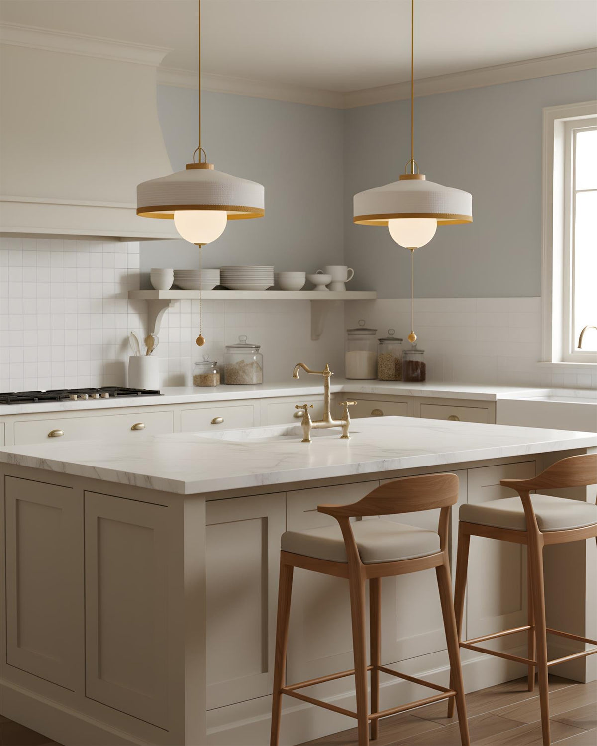 Mantle Wood Pendant Lamp — product view 12