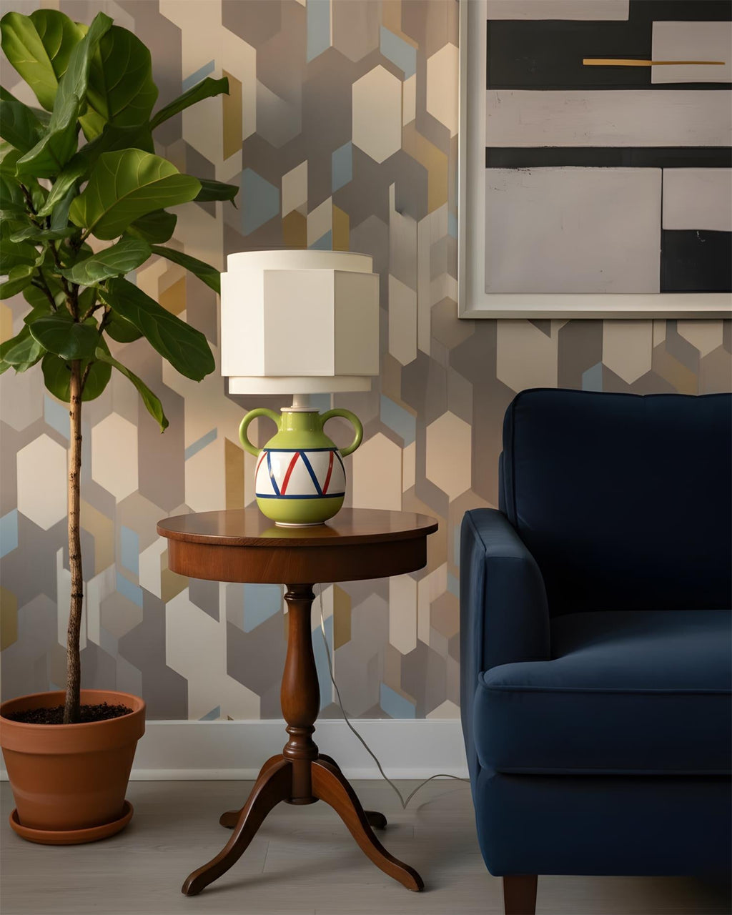 TwinLoop Metal Table Lamp — product view 10