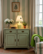 Lime Twirl Metal Table Lamp — product view 3