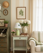 Lime Twirl Metal Table Lamp — product view 4