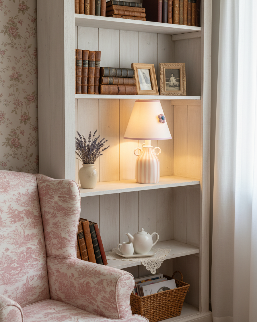 Lime Twirl Metal Table Lamp — product view 10