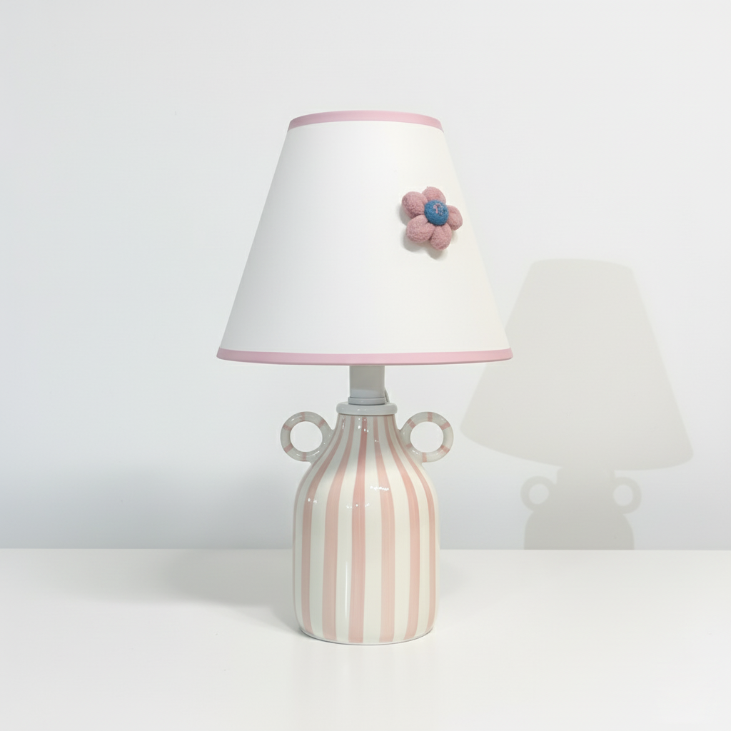 Lime Twirl Metal Table Lamp — product view 13