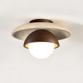 Cavara Travertine Ceiling Lamp — product view 2
