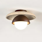 Cavara Travertine Ceiling Lamp — product view 2