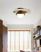 Cavara Travertine Ceiling Lamp — product view 3