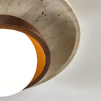 Cavara Travertine Ceiling Lamp — product view 14