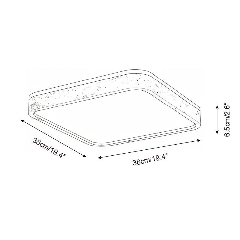 Kirin Travertine Ceiling Lamp — product view 6