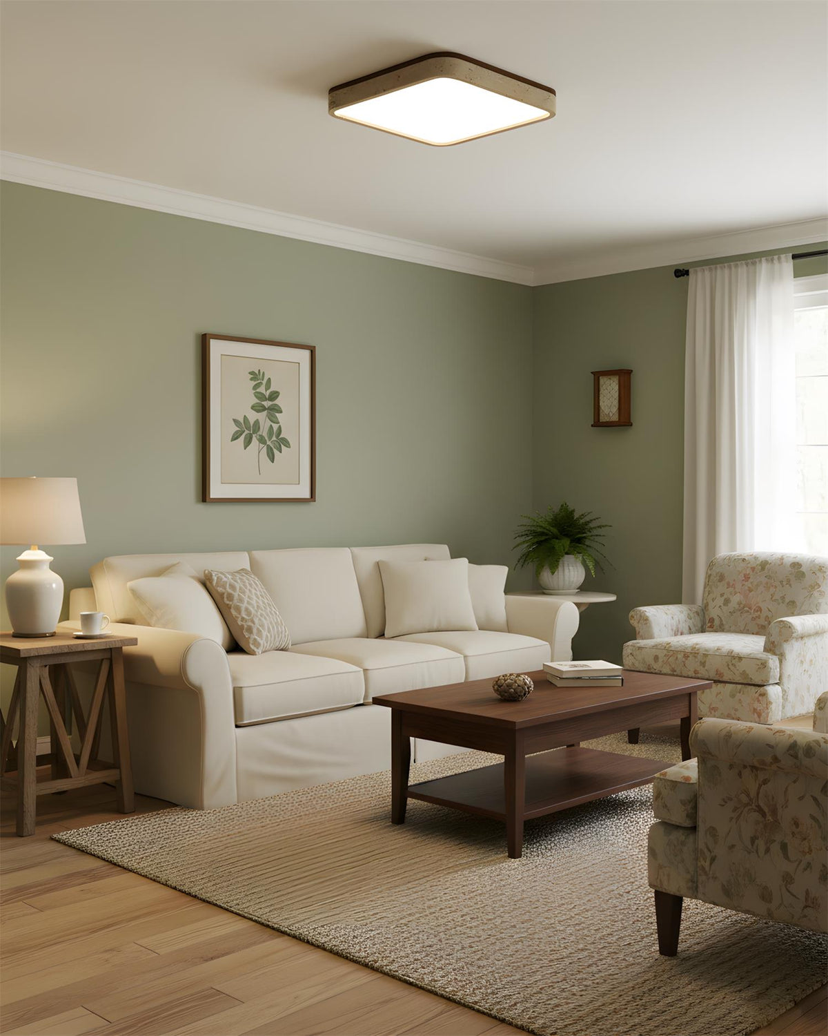 Kirin Travertine Ceiling Lamp — product view 12
