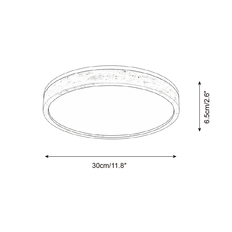 Cirona Travertine Ceiling Lamp — product view 6