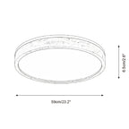 Cirona Travertine Ceiling Lamp — product view 8