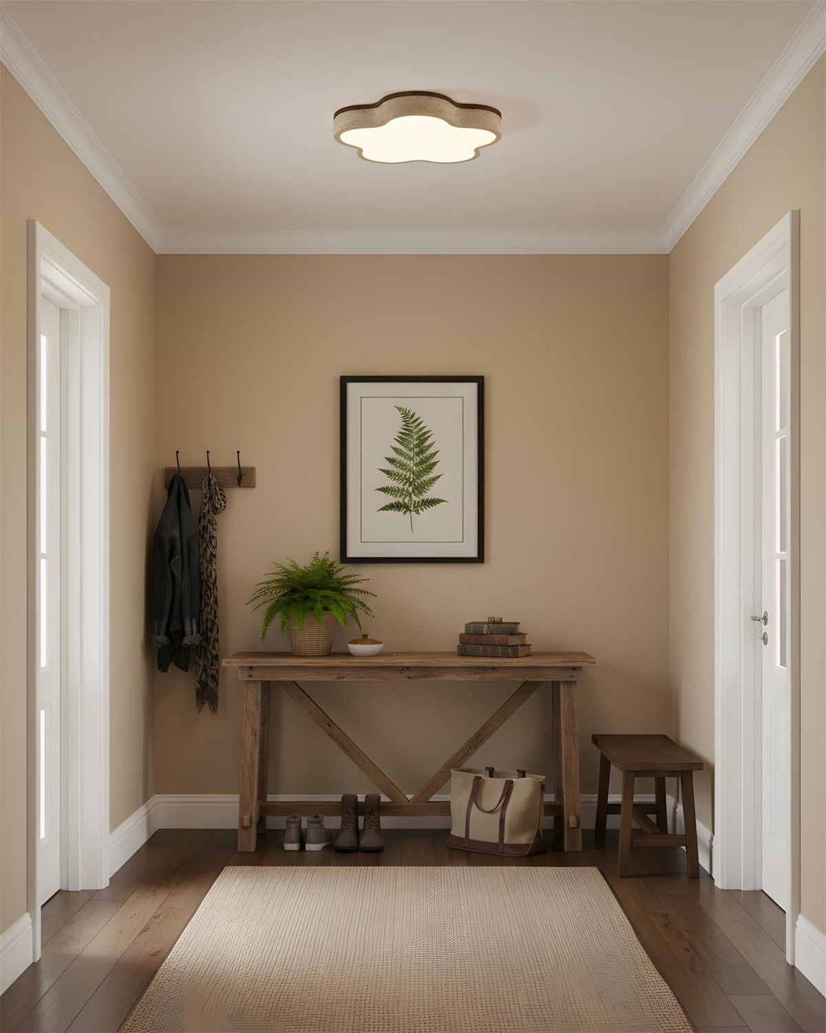 Fluffy Travertine Ceiling Lamp — product view 4