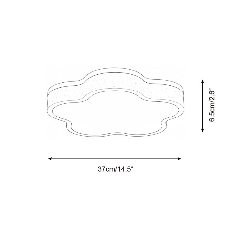 Fluffy Travertine Ceiling Lamp — product view 5