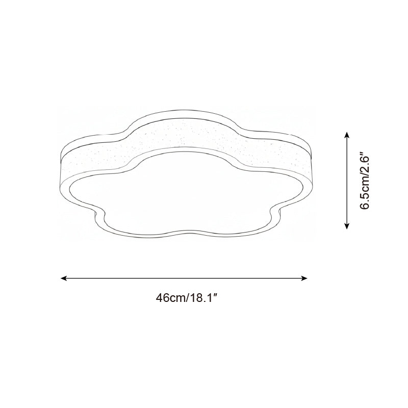 Fluffy Travertine Ceiling Lamp — product view 6