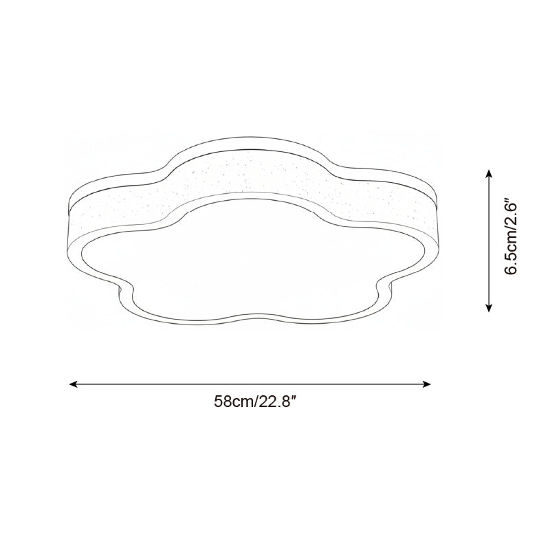 Fluffy Travertine Ceiling Lamp — product view 7