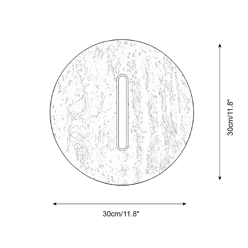 Olera Travertine Wall Lamp — product view 5