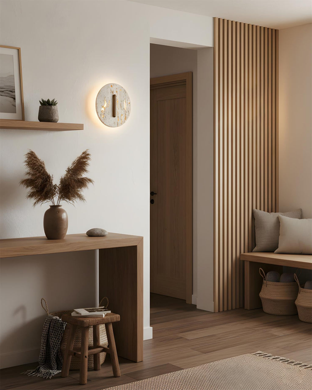 Olera Travertine Wall Lamp — product view 14