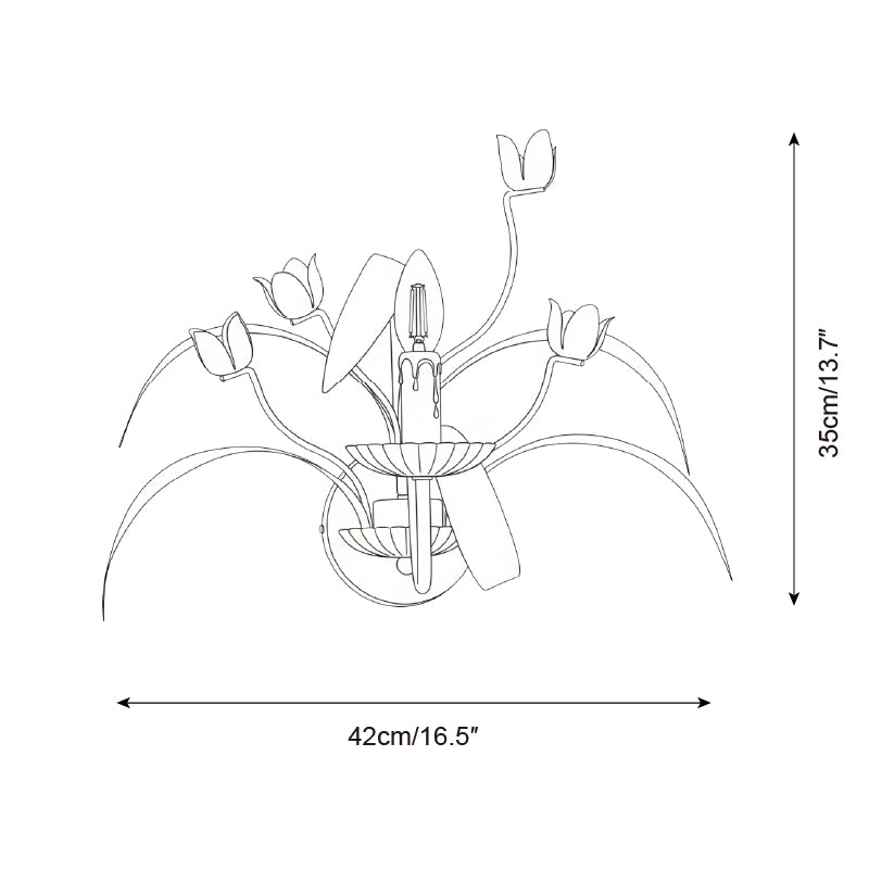 Springeau Metal Wall Lamp — product view 5