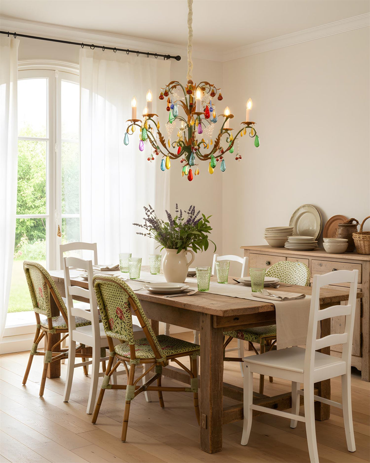 Vibranza Glass Chandelier — product view 3