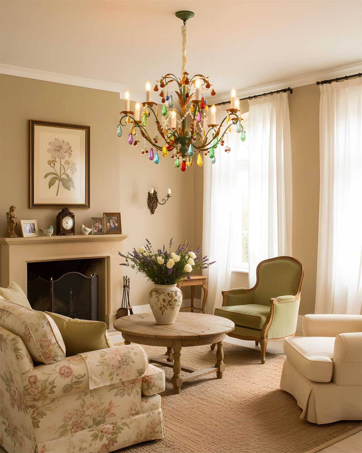 Vibranza Glass Chandelier — product view 8
