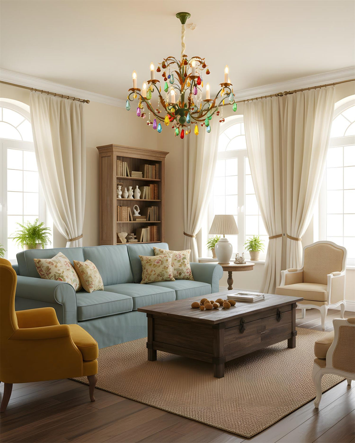 Vibranza Glass Chandelier — product view 9