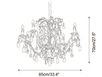 Vibranza Glass Chandelier — product detail 19