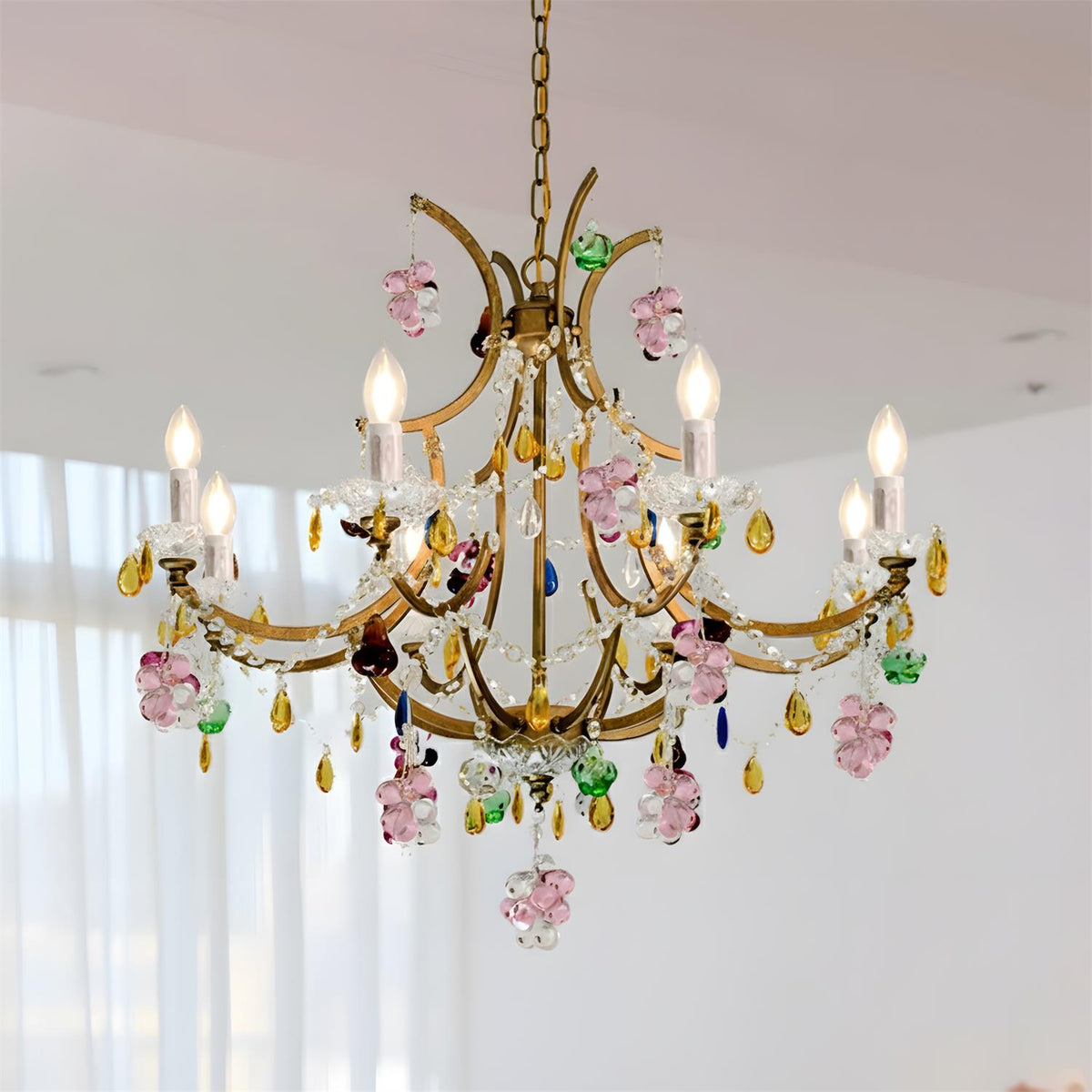 Beloria Glass Chandelier — product view 2