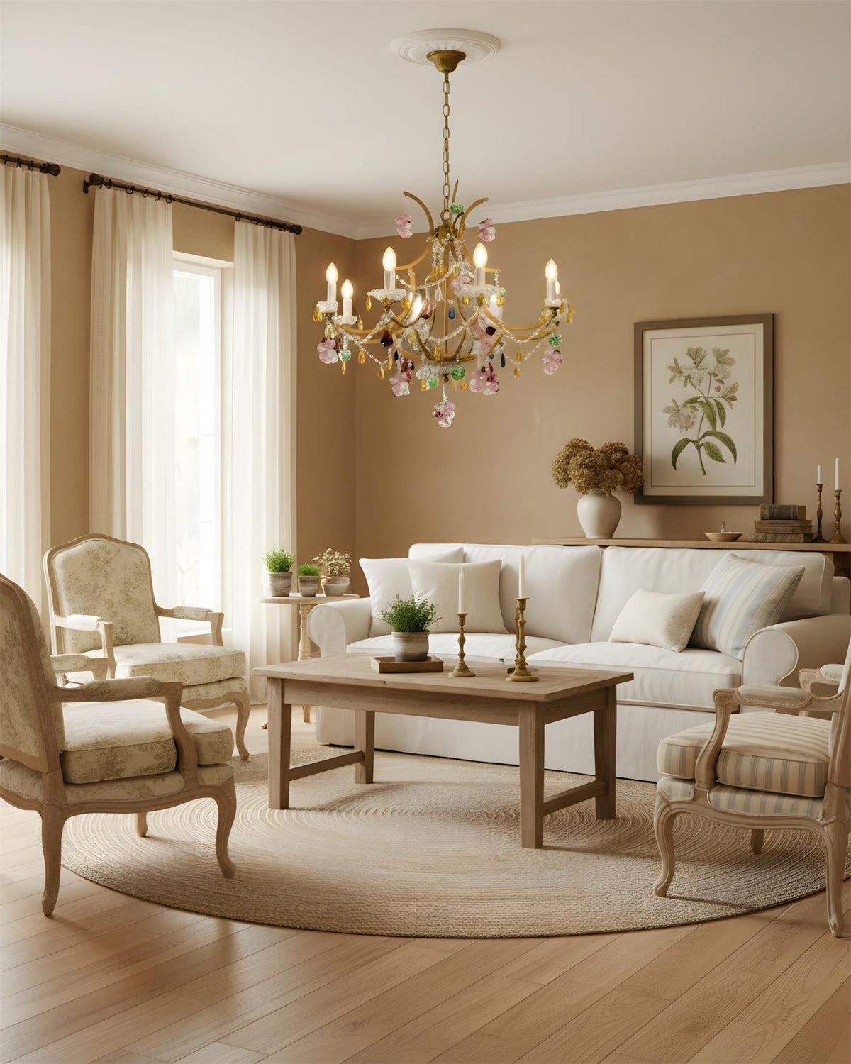 Beloria Glass Chandelier — product view 3