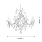 Beloria Glass Chandelier — product detail 16