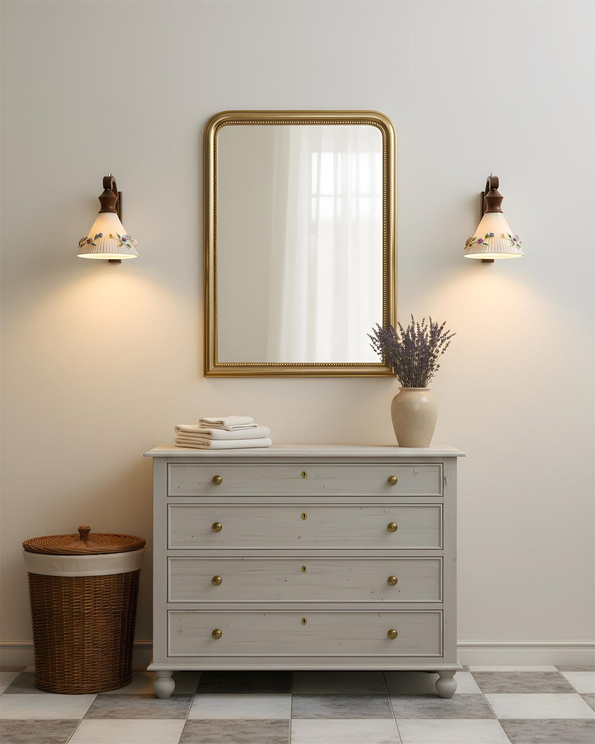 Bloomset Wood Wall Lamp — product view 3
