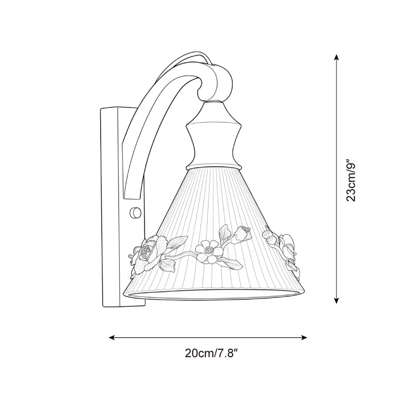 Bloomset Wood Wall Lamp — product view 5