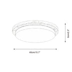Lumara Travertine Ceiling Lamp — product view 6