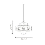 Moro Travertine Pendant Lamp — product view 5