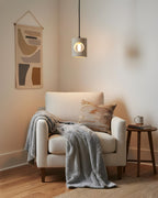 Mintra Travertine Pendant Lamp — product view 3